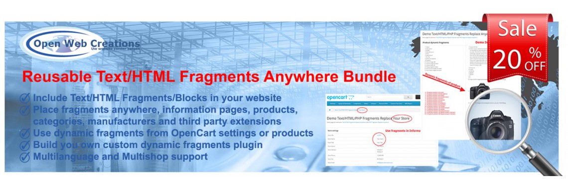 Resuable Text/HTML Fragments Anywhere Bundle